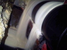 Skalper IV cleaning raw sugar at Rio Grande Valley Sugar