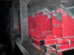 conveyor belt, impact beds